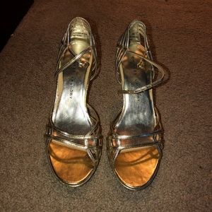gold heels